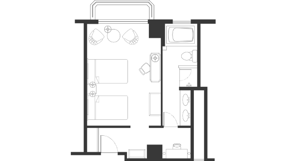 部屋の見取り図
