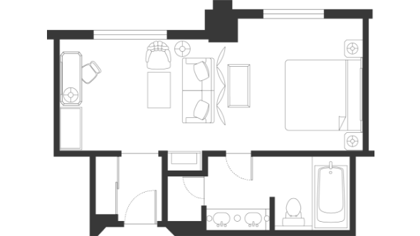 部屋の見取り図