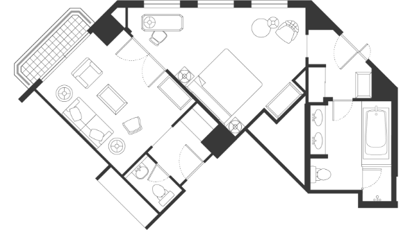 部屋の見取り図