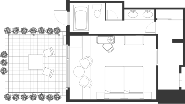 部屋の見取り図