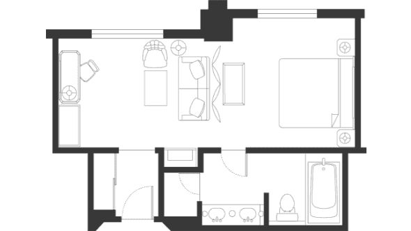 部屋の見取り図