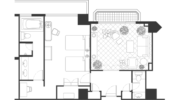 部屋の見取り図