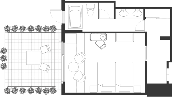 部屋の見取り図